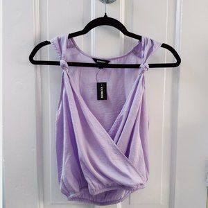 NWT Express Cross-Front Blouse